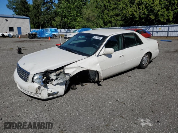 2005 Cadillac DeVille z VIN 1G6KD54Y65U100231, wystawiony jako Copart lot #55758605 z przebiegiem 166 871 mil mil oraz Szkoda całkowita • Salvage title. Historia ofert i sprzedaży dostępna na DreamBid. Obrazek 1.
