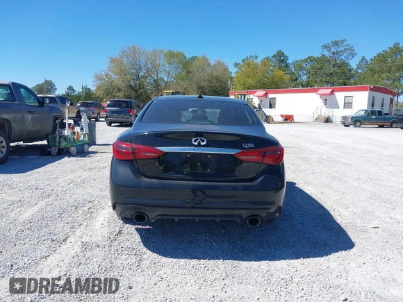 2021 Infiniti Q50 3.0t LUXE with VIN JN1EV7BP2MM707788, listed as a IAAI auction lot 41839281 with 125,173 mi miles. Bid and sale history available at carsss.com. Image 16.