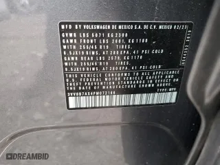 2023 Volkswagen Tiguan SE R-Line Black with VIN 3VV8B7AX4PM072166, listed as a Copart auction lot 86540234 with 21,411 mi miles and Salvage Title. Bid and sale history available at carsss.com. Image 13.