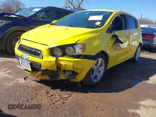 2016 Chevrolet Sonic LT with VIN 1G1JC6SH1G4117972, listed as a IAAI auction lot 41748543 with 172,876 mi miles. Bid and sale history available at carsss.com. Image 2.