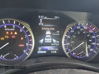 2017 Infiniti Q50 Red Sport 400 with VIN JN1FV7AR1HM871708, listed as a IAAI auction lot 41426763 with 92,582 mi miles. Bid and sale history available at carsss.com. Image 7.