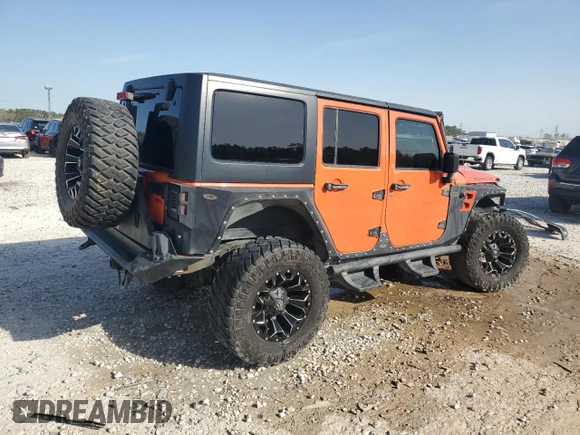 2015 Jeep Wrangler Unlimited Rubicon Hard Rock z VIN 1C4HJWFG7FL690098, wystawiony jako Copart lot #47431555 z przebiegiem 95 138 mil mil oraz Szkoda całkowita • Salvage title. Historia ofert i sprzedaży dostępna na DreamBid. Obrazek 3.