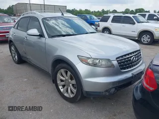 2005 Infiniti FX z VIN JNRAS08W25X212629, wystawiony jako IAAI lot #42468049 z przebiegiem 181 336 mil mil oraz . Historia ofert i sprzedaży dostępna na DreamBid. Obrazek 1.