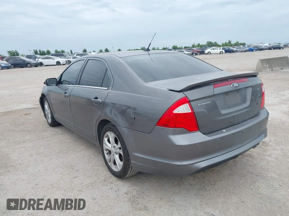 2012 Ford Fusion SE with VIN 3FAHP0HA2CR332138, listed as a IAAI auction lot 42637478 with 139,120 mi miles and . Bid and sale history available at DreamBid. Image 3.