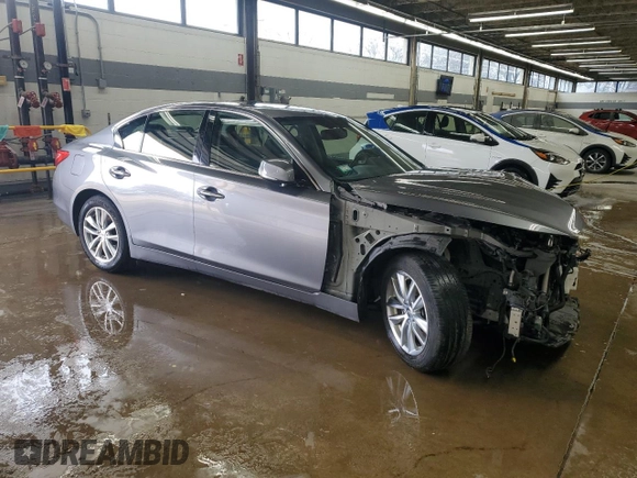 2017 Infiniti Q50 3.0t Premium with VIN JN1EV7AR5HM835337, listed as a Copart auction lot 53397355 with 103,468 mi miles and Clean Title. Bid and sale history available at carsss.com. Image 4.
