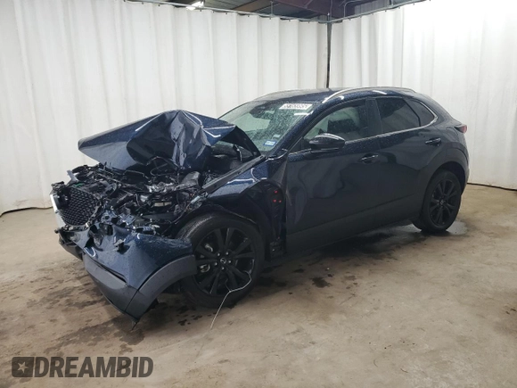 2025 Mazda CX-30 S Select Sport with VIN 3MVDMBBM0SM758291, listed as a Copart auction lot 55165995 with Not Provided miles and Clean Title. Bid and sale history available at DreamBid. Image 1.
