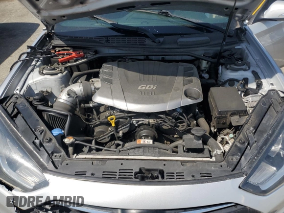 2016 Hyundai Genesis Coupe 3.8L Base with VIN KMHHT6KJ1GU135408, listed as a Copart auction lot 54202545 with 119,697 mi miles and Clean title. Bid and sale history available at DreamBid. Image 11.