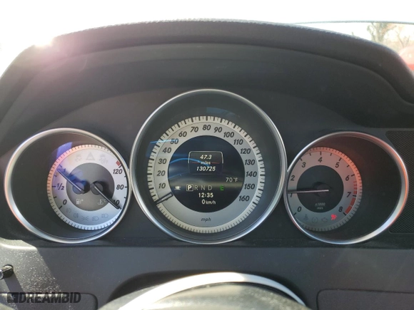 2013 Mercedes-Benz C-Class C 250 Sport with VIN WDDGF4HB6DR300403, listed as a Copart auction lot 49699205 with 130,725 mi miles and Salvage Title. Bid and sale history available at carsss.com. Image 9.