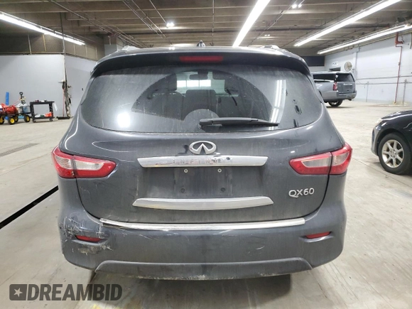 2014 Infiniti QX60 с VIN 5N1AL0MM1EC540483, выставлен на аукционе Copart как лот 49122025 с пробегом 106 206 миль миль и Списание • Salvage title. История ставок и продаж доступна на DreamBid. Изображение 6.