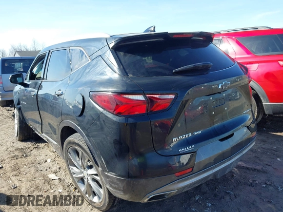 2022 Chevrolet Blazer Premier with VIN 3GNKBLR46NS133864, listed as a IAAI auction lot 41795810 with 30,487 mi miles and . Bid and sale history available at DreamBid. Image 3.