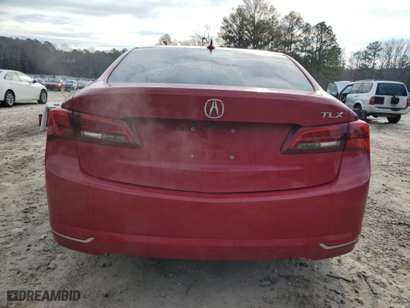 2017 Acura TLX with VIN 19UUB1F38HA008244, listed as a Copart auction lot 46413375 with 117,541 mi miles and Salvage Title. Bid and sale history available at carsss.com. Image 6.