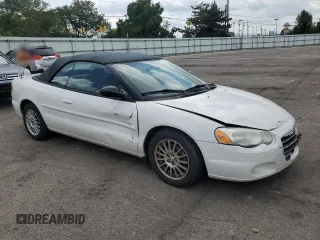 2004 Chrysler Sebring LXi with VIN 1C3EL55R94N276546, listed as a Copart auction lot 63691475 with 122,628 mi miles and Salvage title. Bid and sale history available at DreamBid. Image 4.