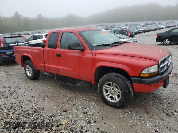 2004 Dodge Dakota Sport with VIN 1D7HG32N14S637326, listed as a Copart auction lot 55896625 with 51,693 mi miles and Clean Title. Bid and sale history available at DreamBid. Image 4.