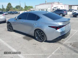 2023 Lexus IS 350 F Sport with VIN JTHGZ1B22P5068062, listed as a IAAI auction lot 41993855 with 36,710 mi miles and . Bid and sale history available at DreamBid. Image 3.