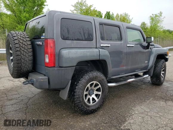 2009 Hummer H3 Adventure с VIN 5GTEN13E998108077, выставлен на аукционе Copart как лот 56959115 с пробегом Не указан миль и Чистый • Clean title. История ставок и продаж доступна на DreamBid. Изображение 3.