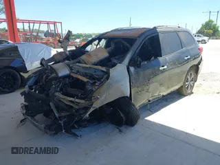 2020 Nissan Pathfinder SV with VIN 5N1DR2BN3LC617693, listed as a IAAI auction lot 41838832 with Not Provided miles. Bid and sale history available at carsss.com. Image 2.
