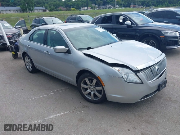 2010 Mercury Milan Premier with VIN 3MEHM0JA3AR629265, listed as a IAAI auction lot 42589710 with 105,198 mi miles and . Bid and sale history available at DreamBid. Image 1.