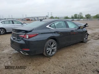 2021 Lexus ES 350 F Sport with VIN 58AGZ1B15MU109993, listed as a Copart auction lot 57430605 with Not provided miles and Salvage title. Bid and sale history available at DreamBid. Image 3.