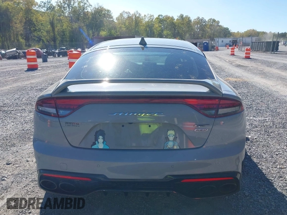 2022 Kia Stinger GT2 with VIN KNAE55LC8N6105316, listed as a IAAI auction lot 40491088 with 54,503 mi miles and . Bid and sale history available at DreamBid. Image 16.