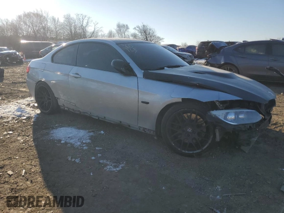 2011 BMW 3 Series 335is with VIN WBAKG1C58BE618199, listed as a Copart auction lot 87549775 with 102,081 mi miles and Salvage Title. Bid and sale history available at carsss.com. Image 4.