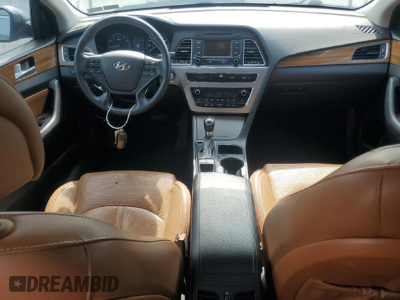 2015 Hyundai Sonata Sport with VIN 5NPE34AF8FH126531, listed as a Copart auction lot 56660495 with 132,099 mi miles and Salvage title. Bid and sale history available at DreamBid. Image 8.