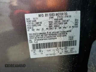 2012 Ford Explorer Limited z VIN 1FMHK8F80CGA55290, wystawiony jako Copart lot #60537175 z przebiegiem 152 462 mil mil oraz Czysty tytuł • Clean title. Historia ofert i sprzedaży dostępna na DreamBid. Obrazek 13.