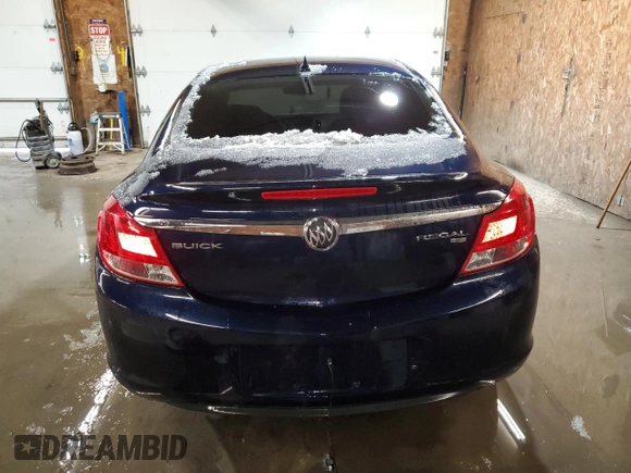 2011 Buick Regal CXL RL1 with VIN 2G4GN5ECXB9176672, listed as a Copart auction lot 82751464 with Not Provided miles and Salvage Title. Bid and sale history available at DreamBid. Image 6.