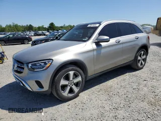 2021 Mercedes-Benz GLC with VIN W1N0G8DB7MF888313, listed as a Copart auction lot 53605655 with 87,190 mi miles and Clean Title. Bid and sale history available at carsss.com. Image 1.