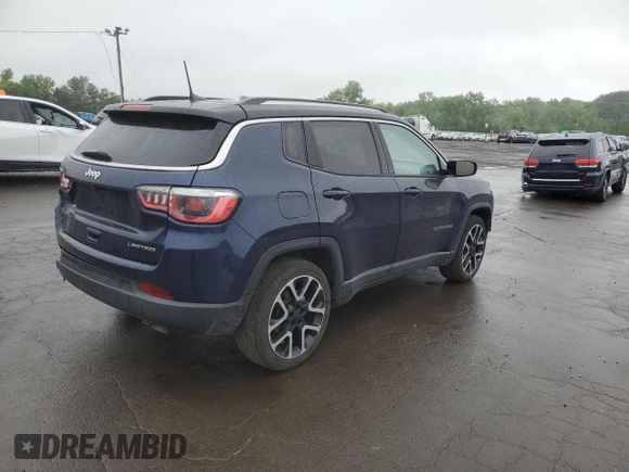 2019 Jeep Compass Limited with VIN 3C4NJCCB7KT730818, listed as a Copart auction lot 61362545 with 57,939 mi miles and Salvage title. Bid and sale history available at DreamBid. Image 3.