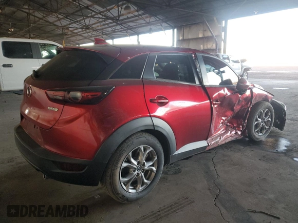 2020 Mazda CX-3 Sport with VIN JM1DKDB73L1468137, listed as a Copart auction lot 84109654 with Not Provided miles and Salvage Title. Bid and sale history available at carsss.com. Image 3.