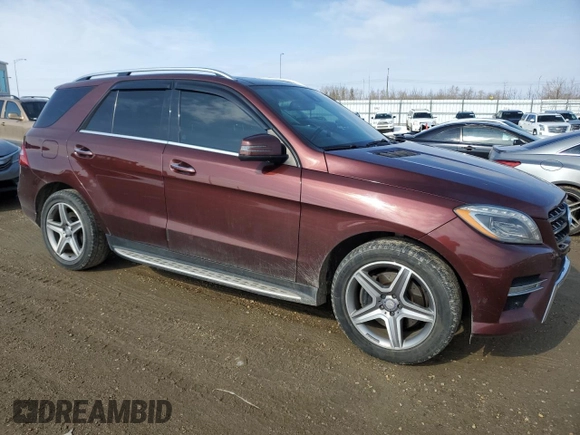 2014 Mercedes-Benz M 350 with VIN 4JGDA2EB5EA315457, listed as a Copart auction lot 51488915 with 177,858 mi miles and Clean Title. Bid and sale history available at DreamBid. Image 4.