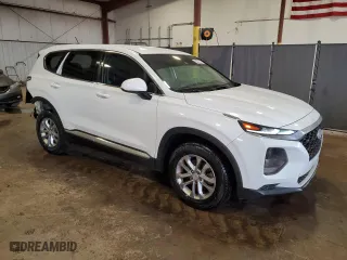 2019 Hyundai Santa Fe SE with VIN 5NMS23AD6KH009486, listed as a Copart auction lot 52077145 with 152,068 mi miles and Salvage Title. Bid and sale history available at carsss.com. Image 4.