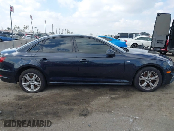 2018 Audi A4 Premium with VIN WAUKMAF42JA146373, listed as a IAAI auction lot 41276588 with 107,063 mi miles. Bid and sale history available at carsss.com. Image 12.