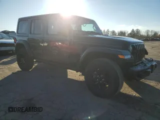 2023 Jeep Wrangler Sport Altitude with VIN 1C4HJXDG8PW562526, listed as a Copart auction lot 44655425 with 38,012 mi miles and Salvage Title. Bid and sale history available at DreamBid. Image 4.
