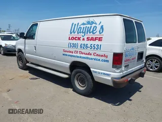 2013 Ford Econoline Cargo Commercial with VIN 1FTNE2EW2DDA31328, listed as a IAAI auction lot 42562164 with 133,729 mi miles and . Bid and sale history available at DreamBid. Image 3.
