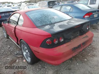 1995 Ford Mustang with VIN 1FALP4043SF160964, listed as a IAAI auction lot 41842585 with 221,359 mi miles. Bid and sale history available at carsss.com. Image 3.