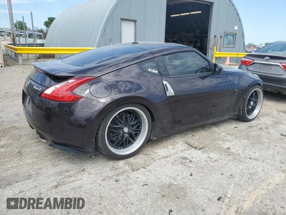 2010 Nissan 370Z Touring with VIN JN1AZ4EH1AM504571, listed as a Copart auction lot 67776294 with 56,166 mi miles and Salvage Title. Bid and sale history available at carsss.com. Image 3.