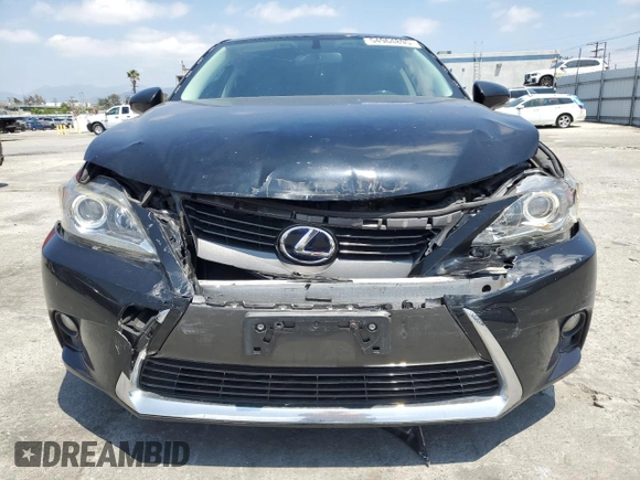 2016 Lexus CT 200h with VIN JTHKD5BH1G2264547, listed as a Copart auction lot 54964895 with 57,305 mi miles and Salvage Title. Bid and sale history available at carsss.com. Image 5.