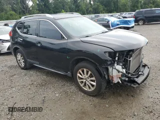 2017 Nissan Rogue SV with VIN KNMAT2MT6HP501697, listed as a Copart auction lot 63013915 with 49,510 mi miles and Salvage title. Bid and sale history available at DreamBid. Image 4.