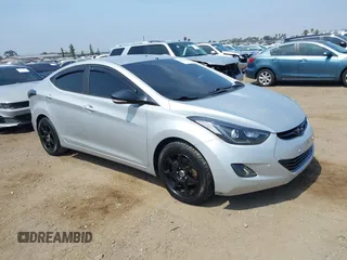 2012 Hyundai Elantra GLS z VIN KMHDH4AE6CU341309, wystawiony jako IAAI lot #42490127 z przebiegiem 167 382 mil mil oraz . Historia ofert i sprzedaży dostępna na DreamBid. Obrazek 1.