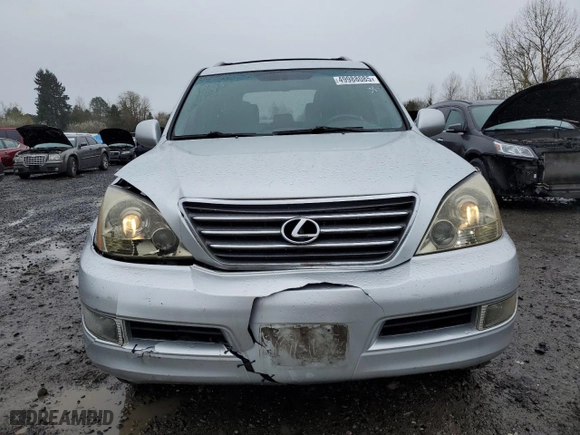 2008 Lexus GX 470 with VIN JTJBT20X680151992, listed as a Copart auction lot 49988085 with 150,444 mi miles and Salvage Title. Bid and sale history available at carsss.com. Image 5.