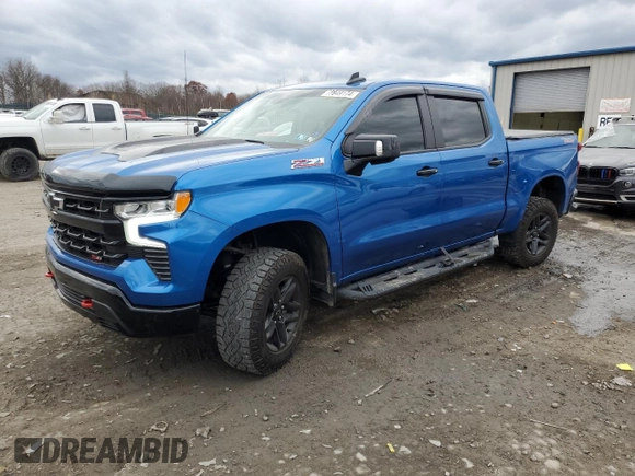 2022 Chevrolet Silverado 1500 LT Trail Boss with VIN 3GCUDFED7NG619475, listed as a Copart auction lot 78949174 with 14,068 mi miles and Salvage Title. Bid and sale history available at DreamBid. Image 1.