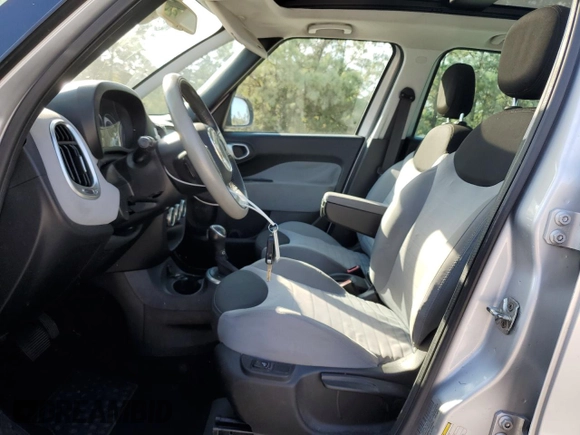 2014 FIAT 500L Easy with VIN ZFBCFABHXEZ026955, listed as a Copart auction lot 78089154 with 119,552 mi miles and Salvage Title. Bid and sale history available at carsss.com. Image 7.