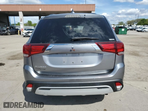2020 Mitsubishi Outlander ES with VIN JA4AZ3A35LZ026088, listed as a Copart auction lot 56233315 with 90,636 mi miles and Salvage title. Bid and sale history available at DreamBid. Image 6.