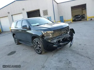 2022 Chevrolet Tahoe RST with VIN 1GNSKRKD8NR100297, listed as a Copart auction lot 42195495 with 82,329 mi miles and Salvage Title. Bid and sale history available at carsss.com. Image 12.