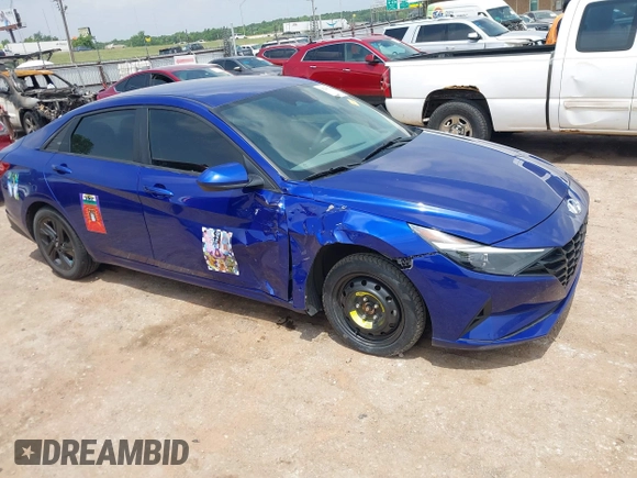 2021 Hyundai Elantra SEL z VIN KMHLS4AG2MU196155, wystawiony jako IAAI lot #42299936 z przebiegiem 103 747 mil mil oraz . Historia ofert i sprzedaży dostępna na DreamBid. Obrazek 1.