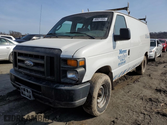 2008 Ford Econoline Cargo Commercial with VIN 1FTNE24L98DA24003, listed as a Copart auction lot 40831554 with 343,473 mi miles and Clean Title. Bid and sale history available at DreamBid. Image 1.