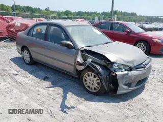 2004 Honda Civic LX with VIN 2HGES16574H559735, listed as a IAAI auction lot 42062936 with 1 mi miles. Bid and sale history available at carsss.com. Image 1.