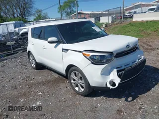 2016 Kia Soul ! with VIN KNDJX3A57G7287916, listed as a IAAI auction lot 41955778 with 52,337 mi miles. Bid and sale history available at carsss.com. Image 1.