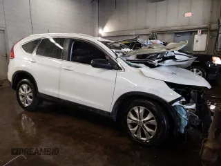 2014 Honda CR-V EX-L with VIN 5J6RM4H76EL115593, listed as a Copart auction lot 44550615 with Not Provided miles and Non Repairable. Bid and sale history available at DreamBid. Image 4.